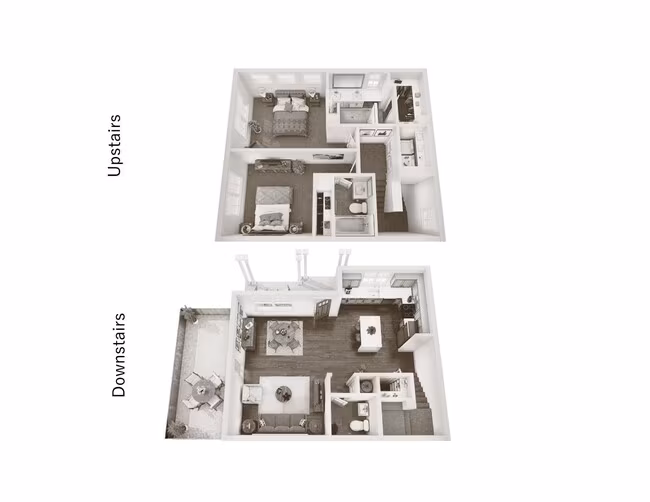 Two Bedroom Cottage 4224 floor plan